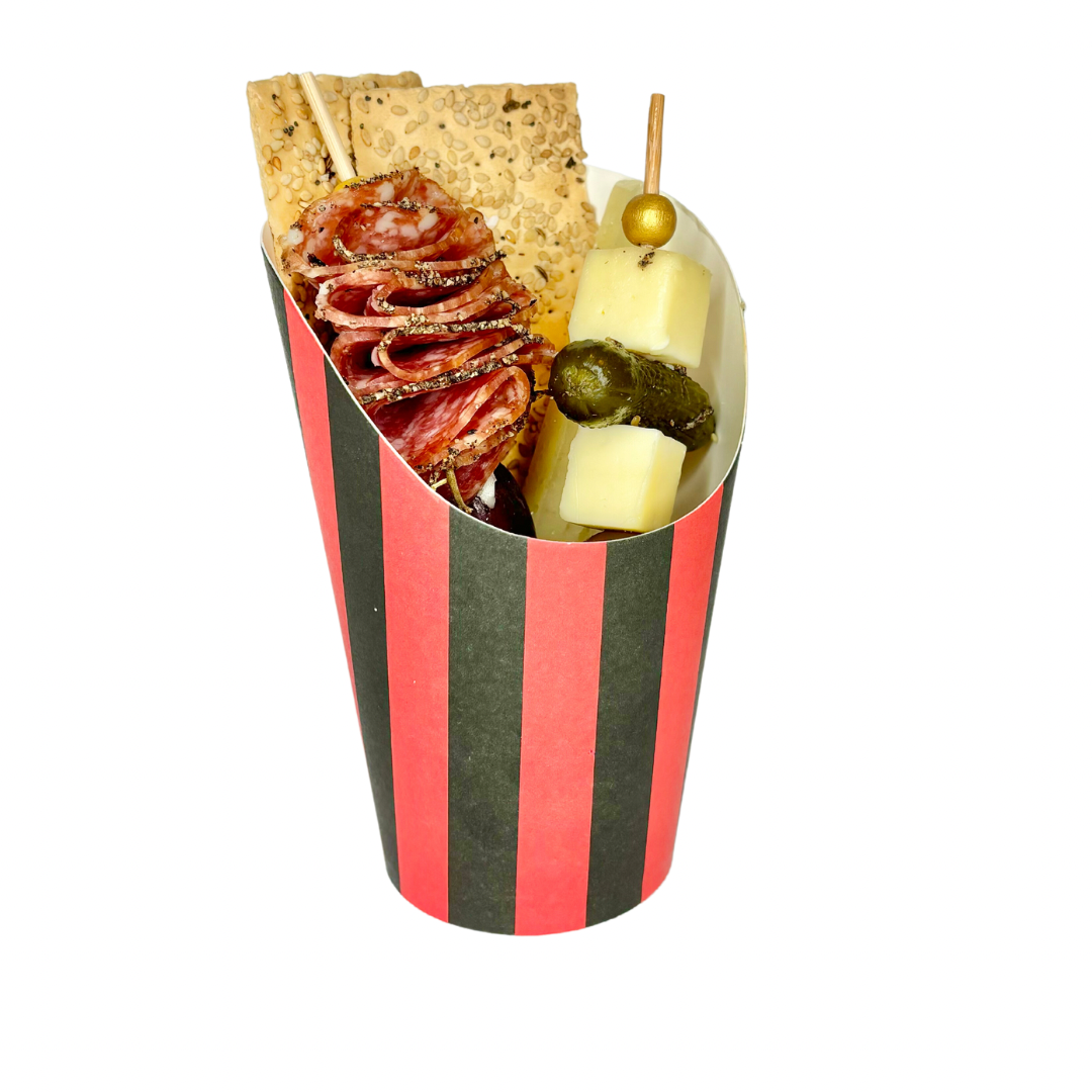 Red and Black Grazing Cups