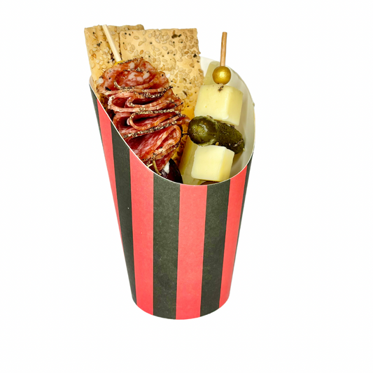 Red and Black Grazing Cups