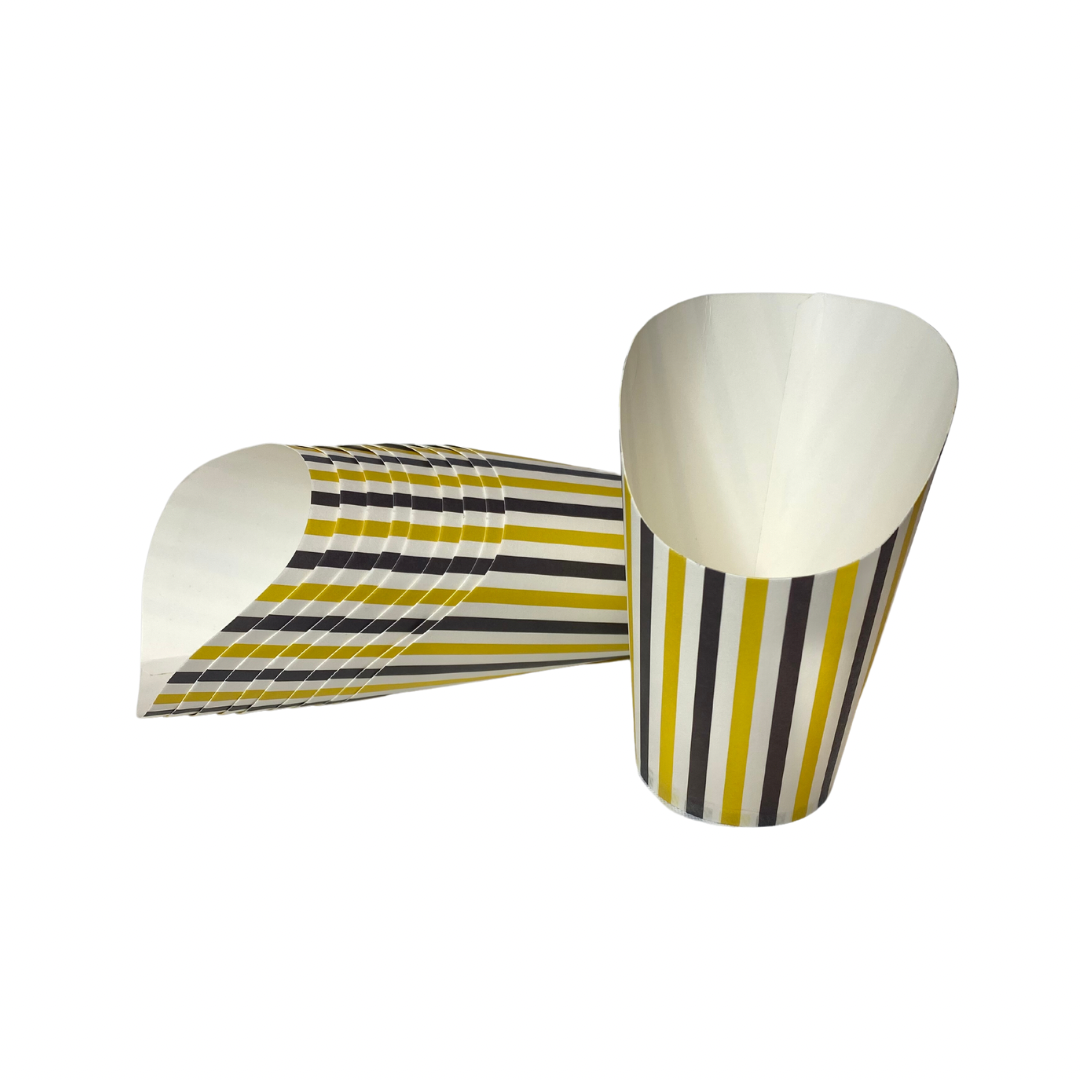 Blue and Yellow Striped Charcuterie Cup Pack