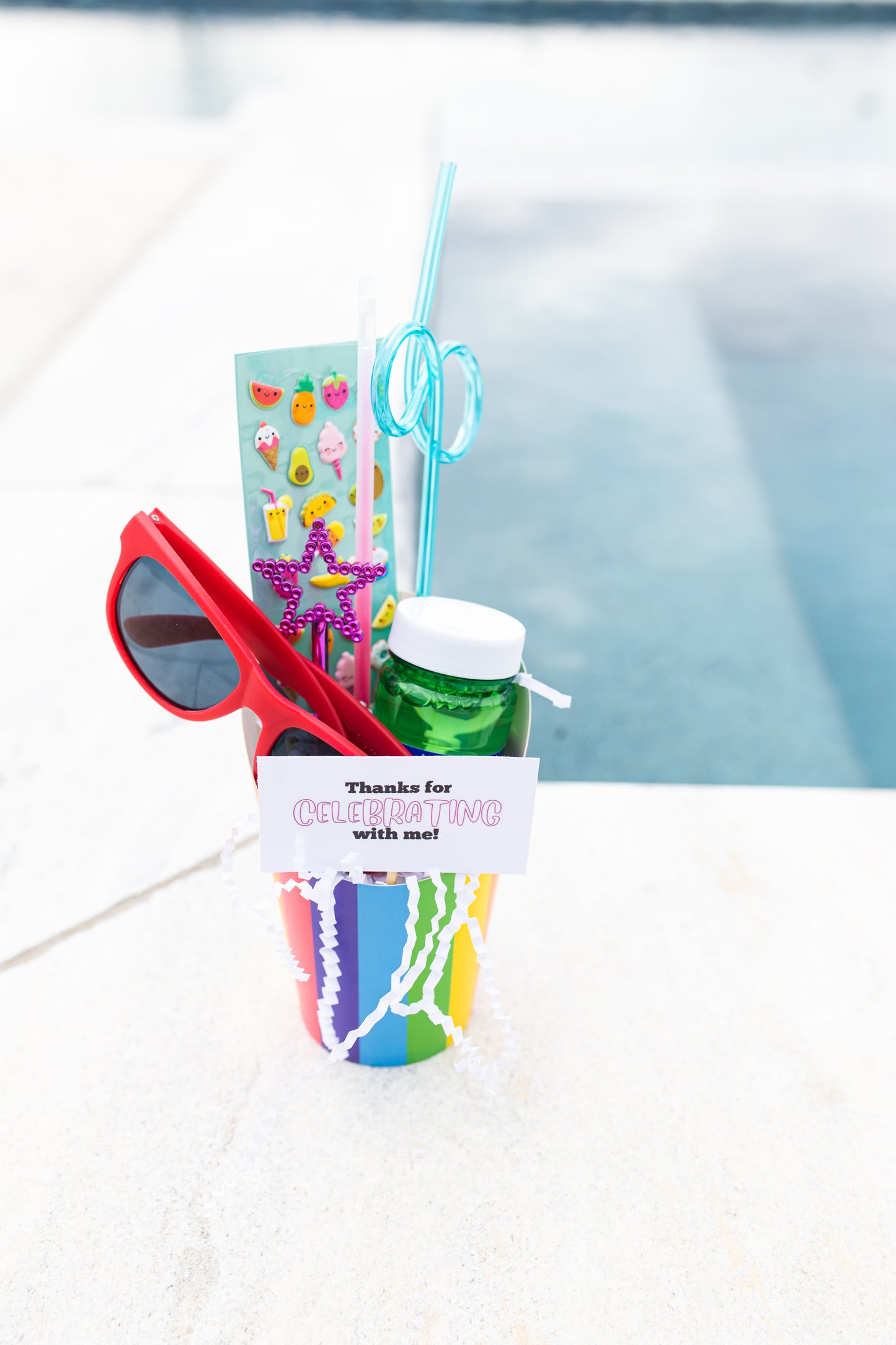 Rainbow Gift Giving Cups