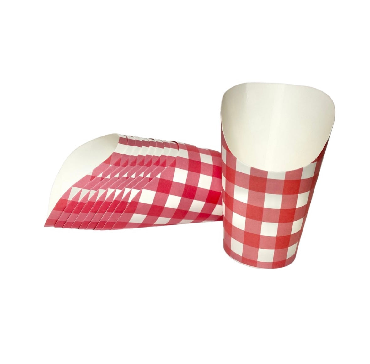 Red Gingham Melamine Cups - 12 oz – Simple Treasures