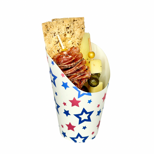 Filled Stars Charcuterie Cup