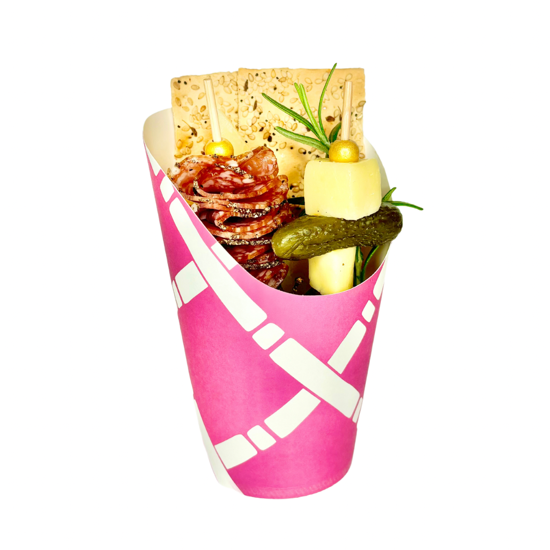 Pink Grandmillennial Bamboo Party Cups