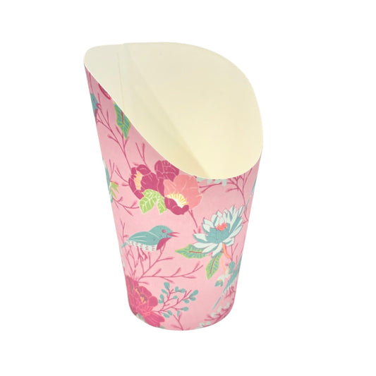 Pink Floral Chinoiserie Charcuterie Cups- Set of 10