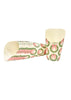 Christmas Wreath with Preppy, Pink Bow Charcuterie Cups - Set of 10 cups