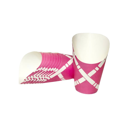 Pink Bamboo Charcuterie Cups
